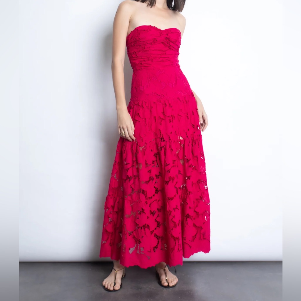 Emperatriz Lace Dress - Pink Lace